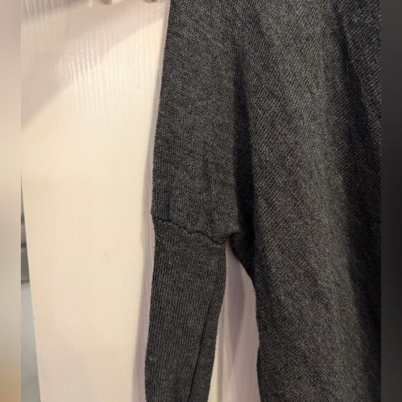 RD Style Women’s Gray Long Sleeve knit wrap lagenlook cocoon Sweater Plus sz 2X - Picture 3 of 8